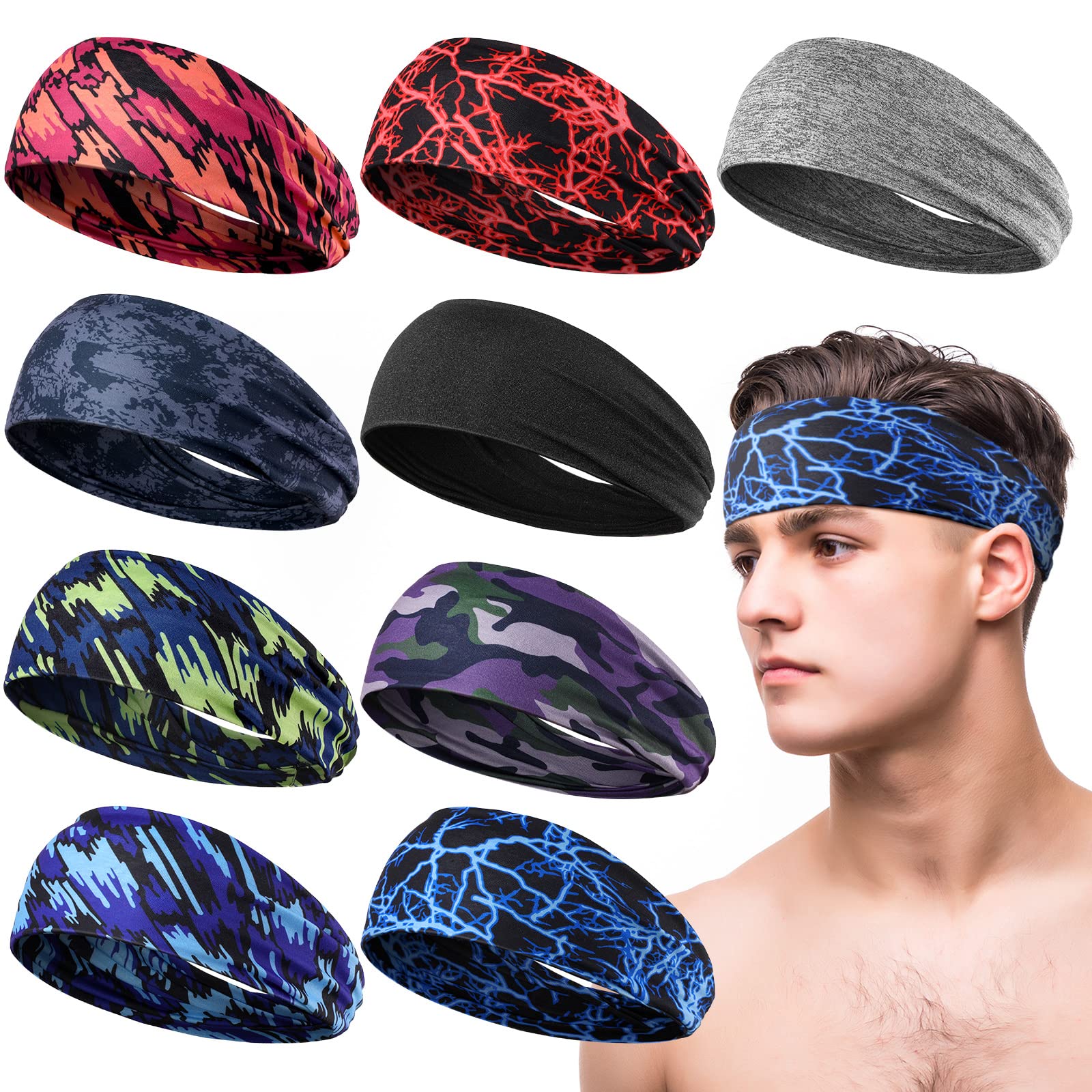 Breathable, quick-drying headband-multi-color choice | GlamGlobal Headscarf style design Headscarf is simple to wear