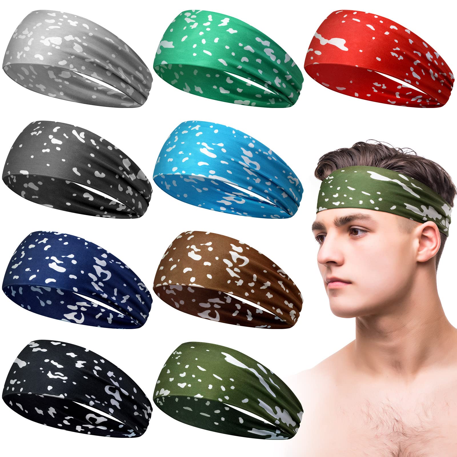 Breathable, quick-drying headband-multi-color choice | GlamGlobal Headscarf style design Headscarf is simple to wear