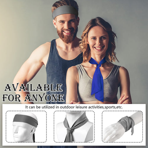 12 Pack Head Tie Headbands For Men Women  Karate Headbands Adjustable Elastic Bandana Sweatbands Athletic Hair Wrap Bands For Sports Tennis Basketball Running Workout|Headbands|GlamGlobal