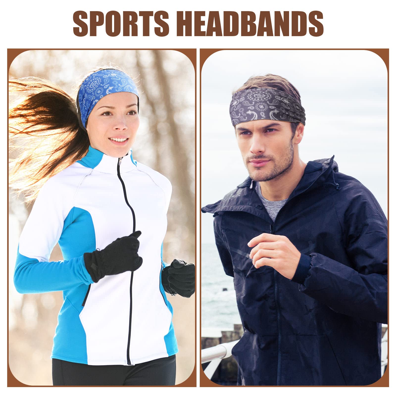 Headband Neck Gaiter Head Wrap Headwear Face Mask Magic Scarf Bandana For Men And Women|Headbands|GlamGlobal