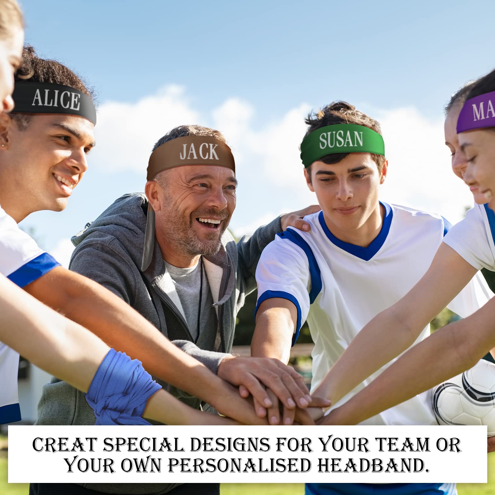 12 Pack Head Tie Headbands For Men Women  Karate Headbands Adjustable Elastic Bandana Sweatbands Athletic Hair Wrap Bands For Sports Tennis Basketball Running Workout|Headbands|GlamGlobal